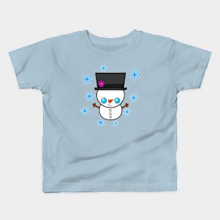 Snowman Snowday Kids T-Shirt